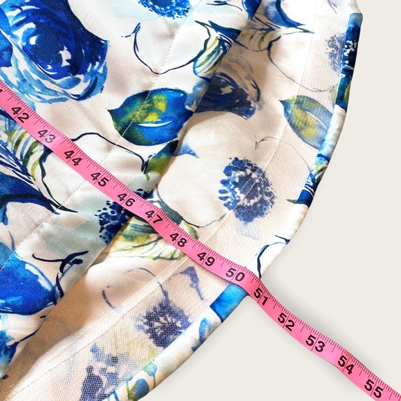 🆕 NWT B. Darlin’ 2-Piece Blue Ballgown Maxi Skirt Tie-Waist Crop Top Set Sz 5/6 - Picture 15 of 15